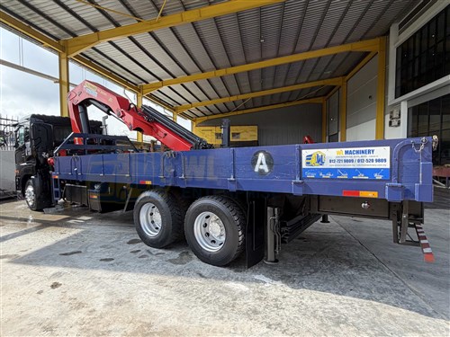 20.0 ton Lorry Crane Site View